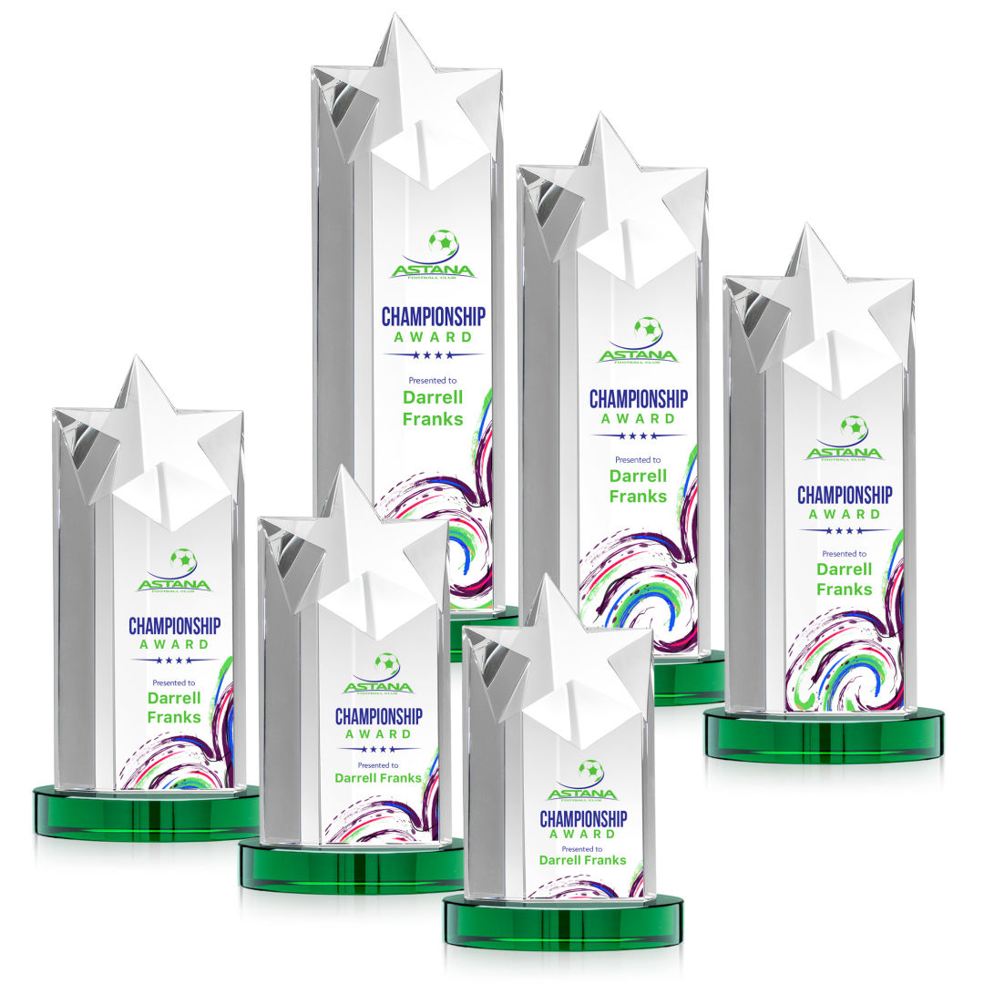 Berkeley VividPrint™ Award on Condor Base - Green