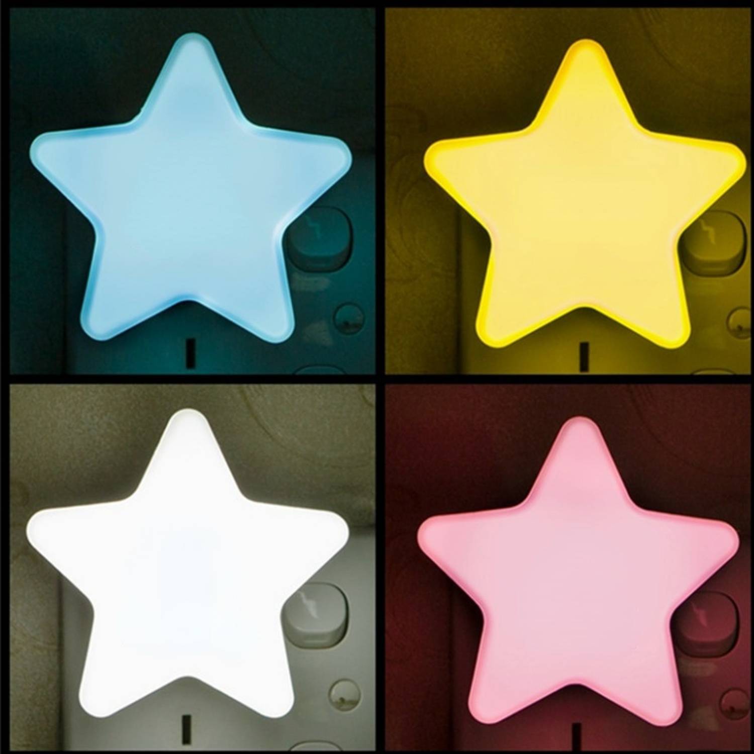Star Shaped LED Plug-in Night Light 2