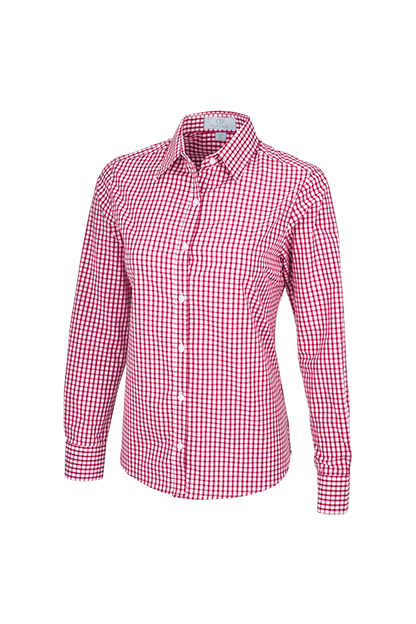 Women’s Easy-Care Gingham Check Shirt 52