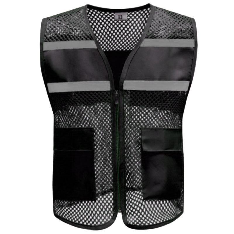 customize vests & waistcoats election safety vest Reflective Vest custom logo multi-pocket fishing v 4