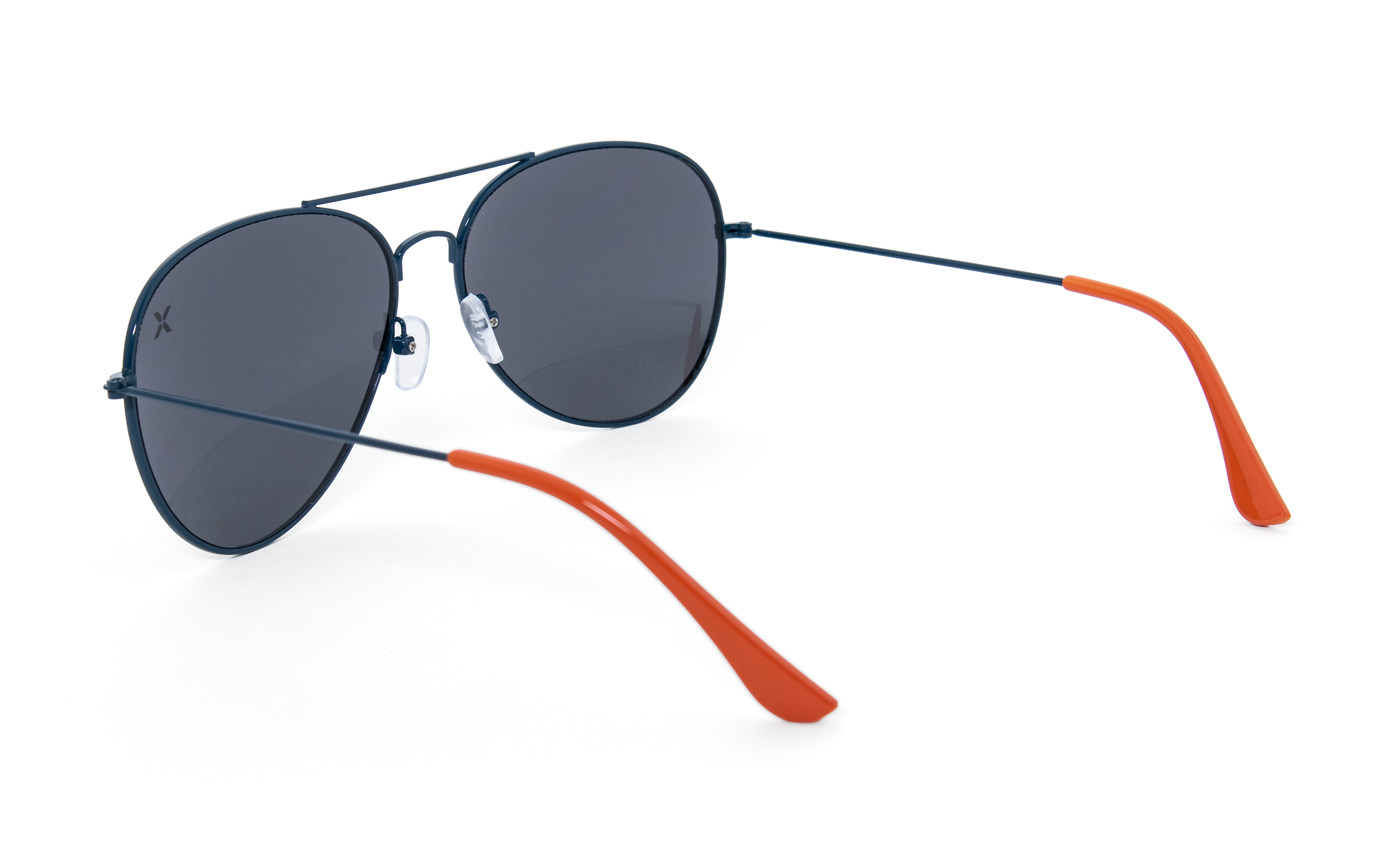 Solid Color Frame with PMS Ear Pieces Aviator Sunglasses 2