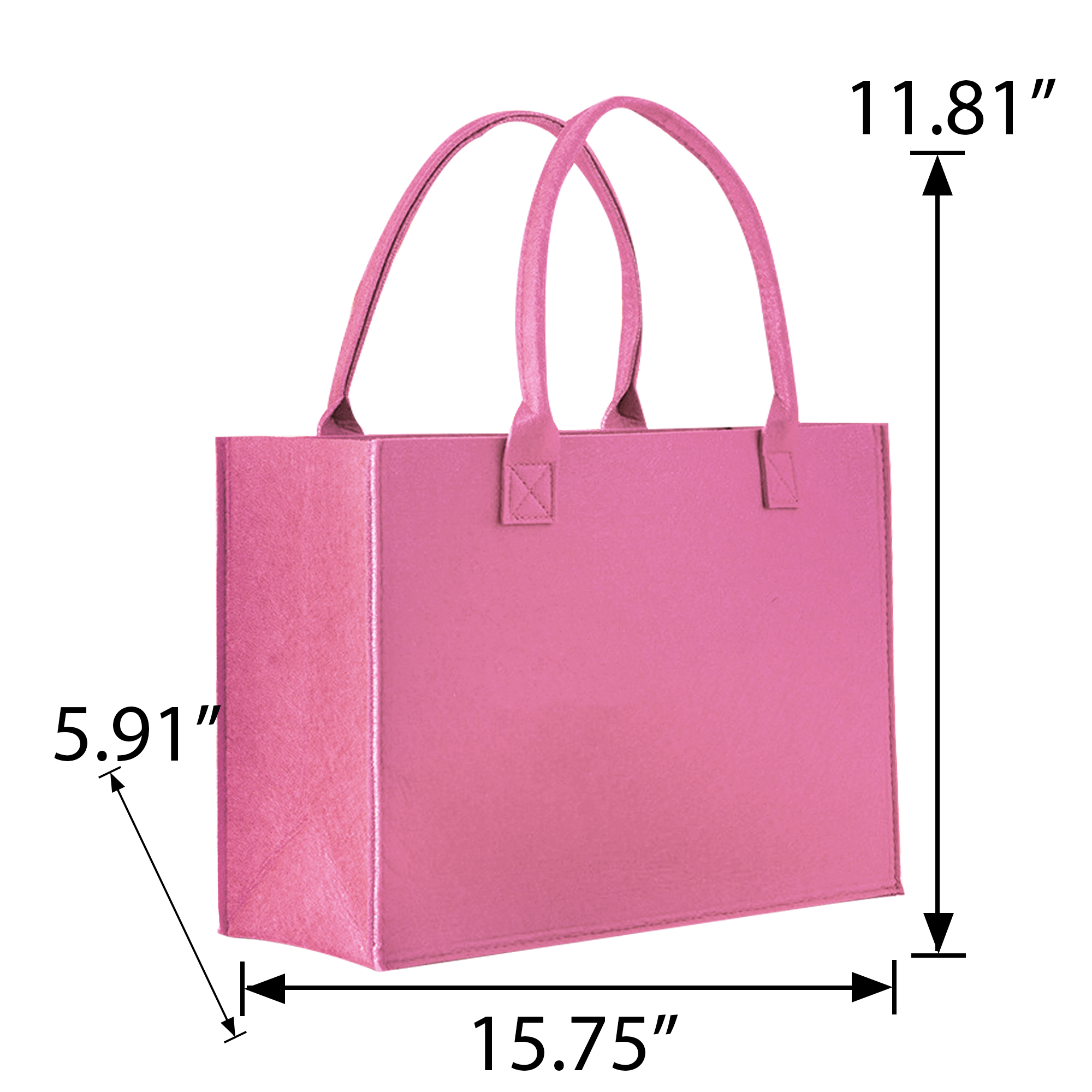 Handmade Felt Grocery Tote 3