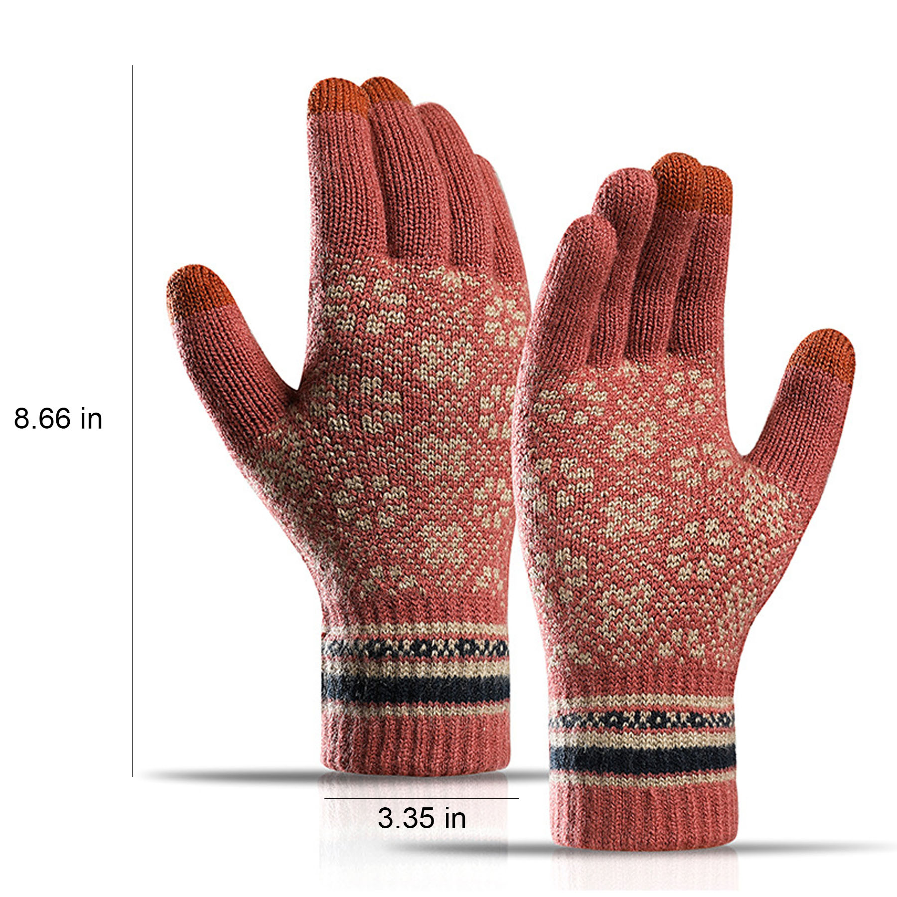 New Jacquard Touch Screen Gloves 7