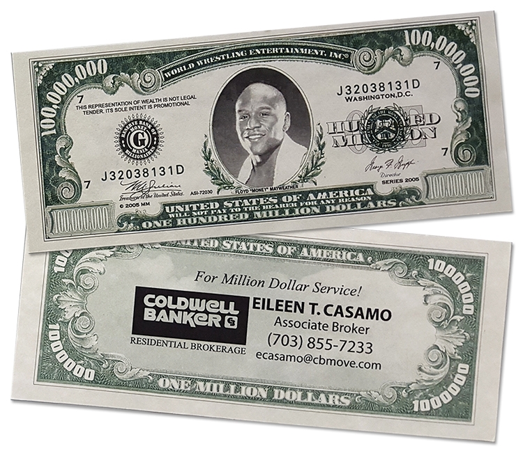 Custom Million Dollar Bill 1
