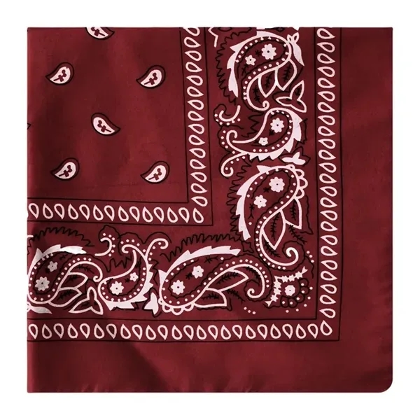 Square Sports Print Bandana Headband - Polyester Material 8