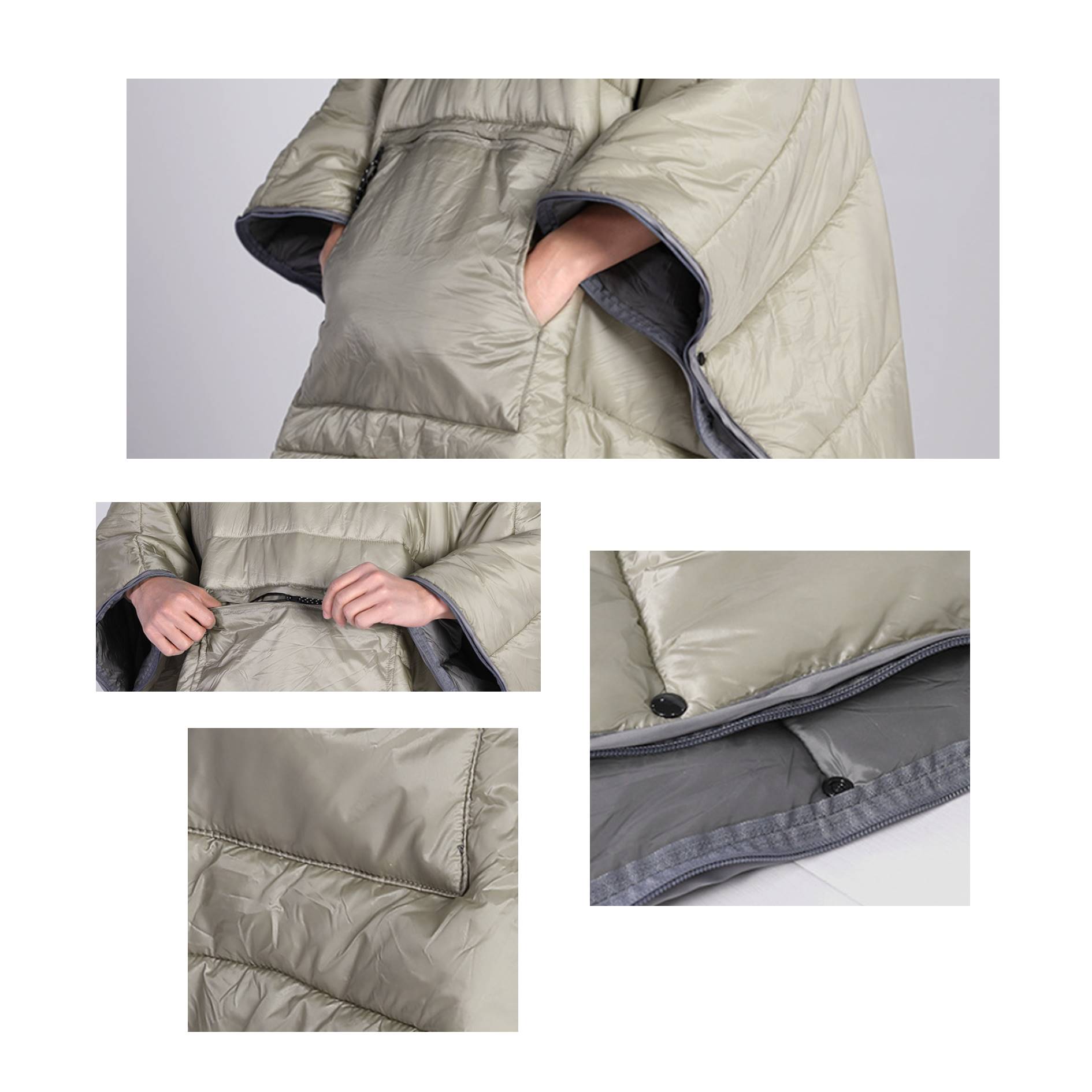 Outdoor Camping Cloak Sleeping Bag 3
