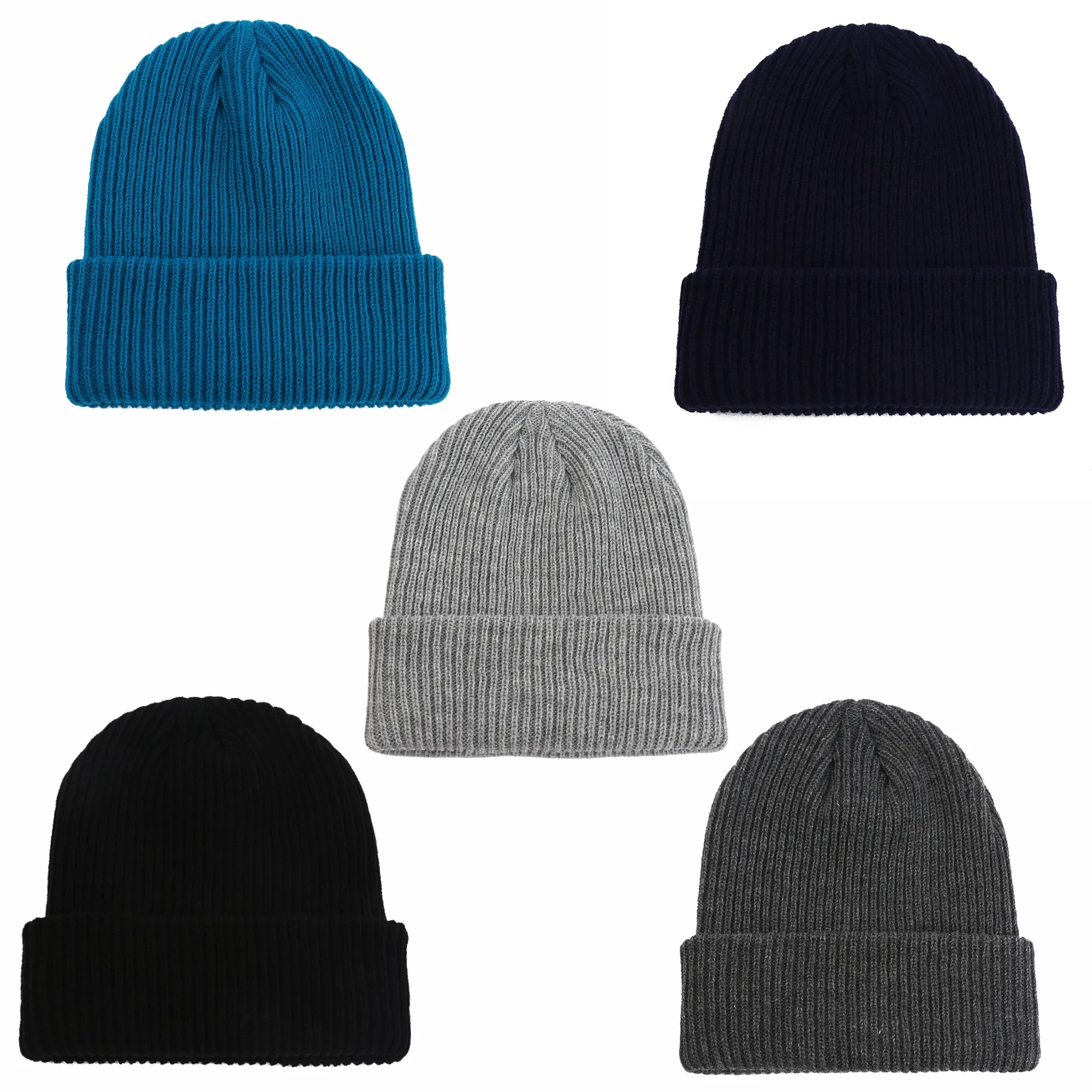 Winter Knitted Beanie, Warm, Various Colors 4