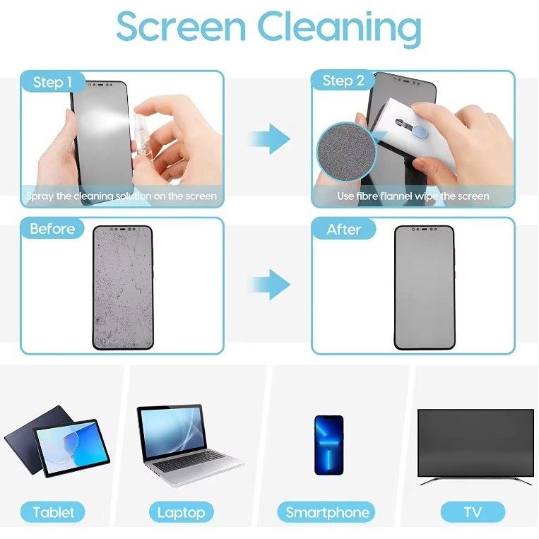 7-in-1 Computer Keyboard Cleaning Brush Kit 2