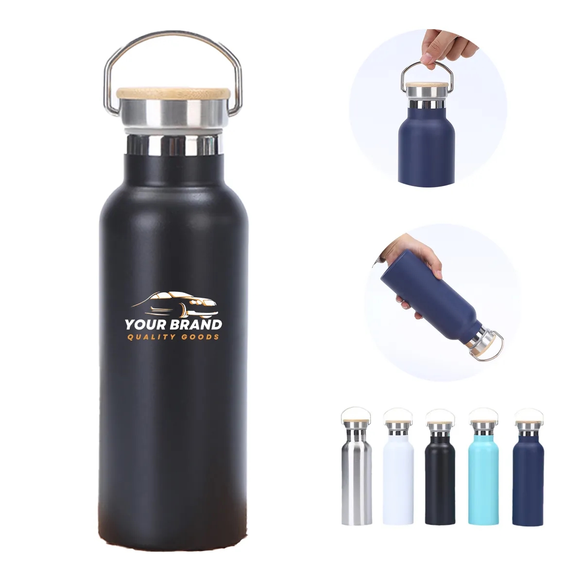 17OZ.Stainless Steel Insulated Water Bottle for Gym Travel 2
