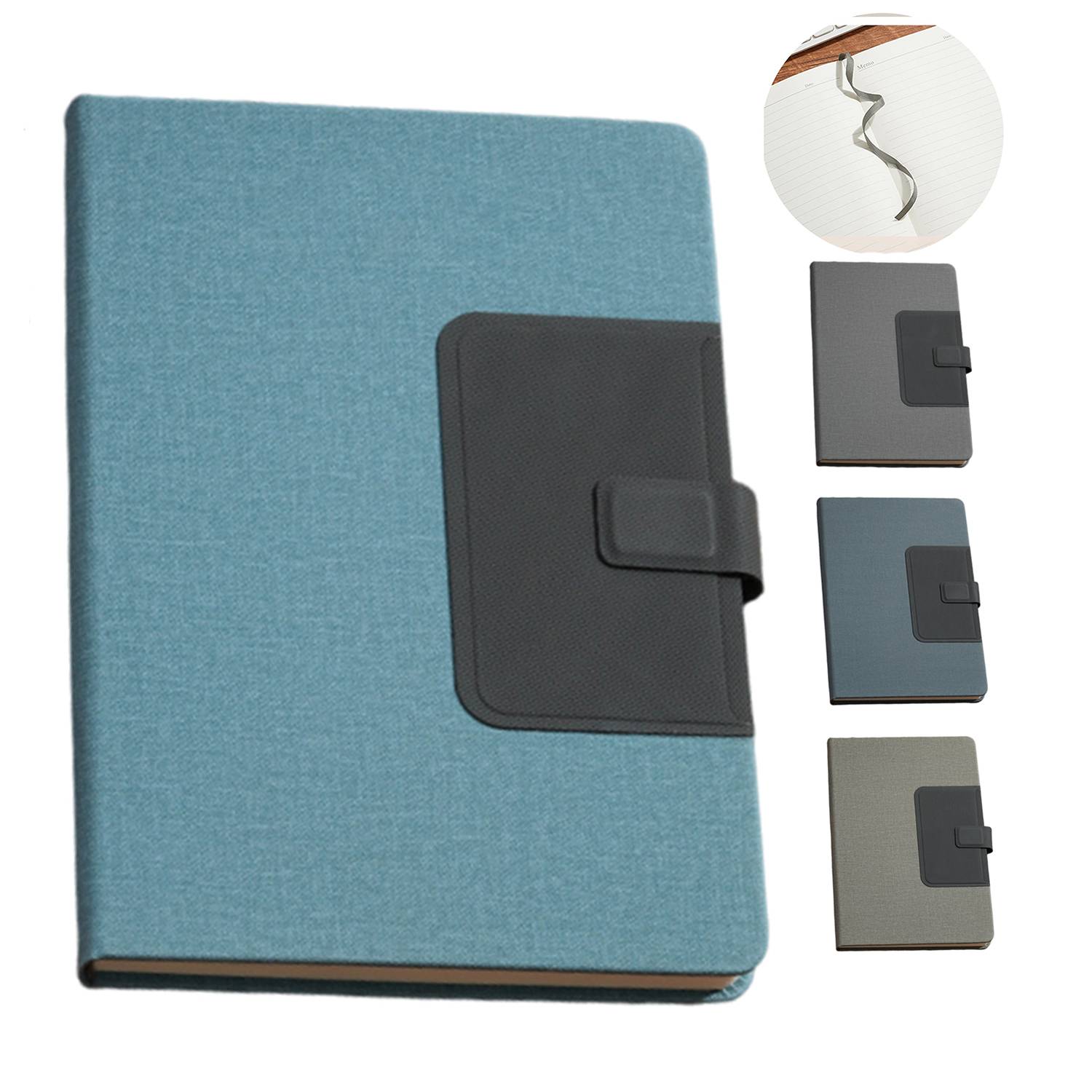A5 PU Leather Magnetic Closure Business Notebook 6