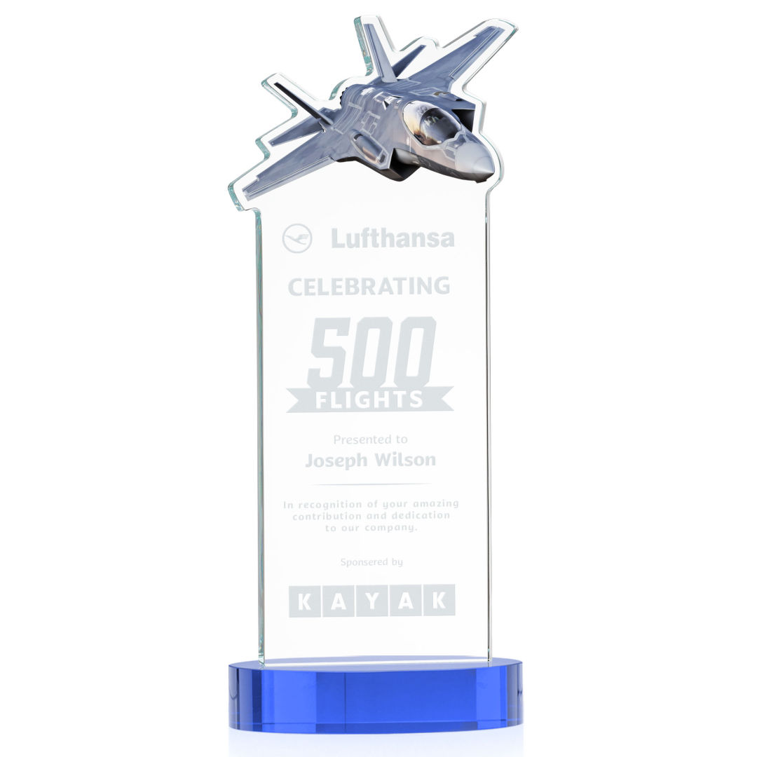Top Gun Award on Alberton Base - Sky Blue 8