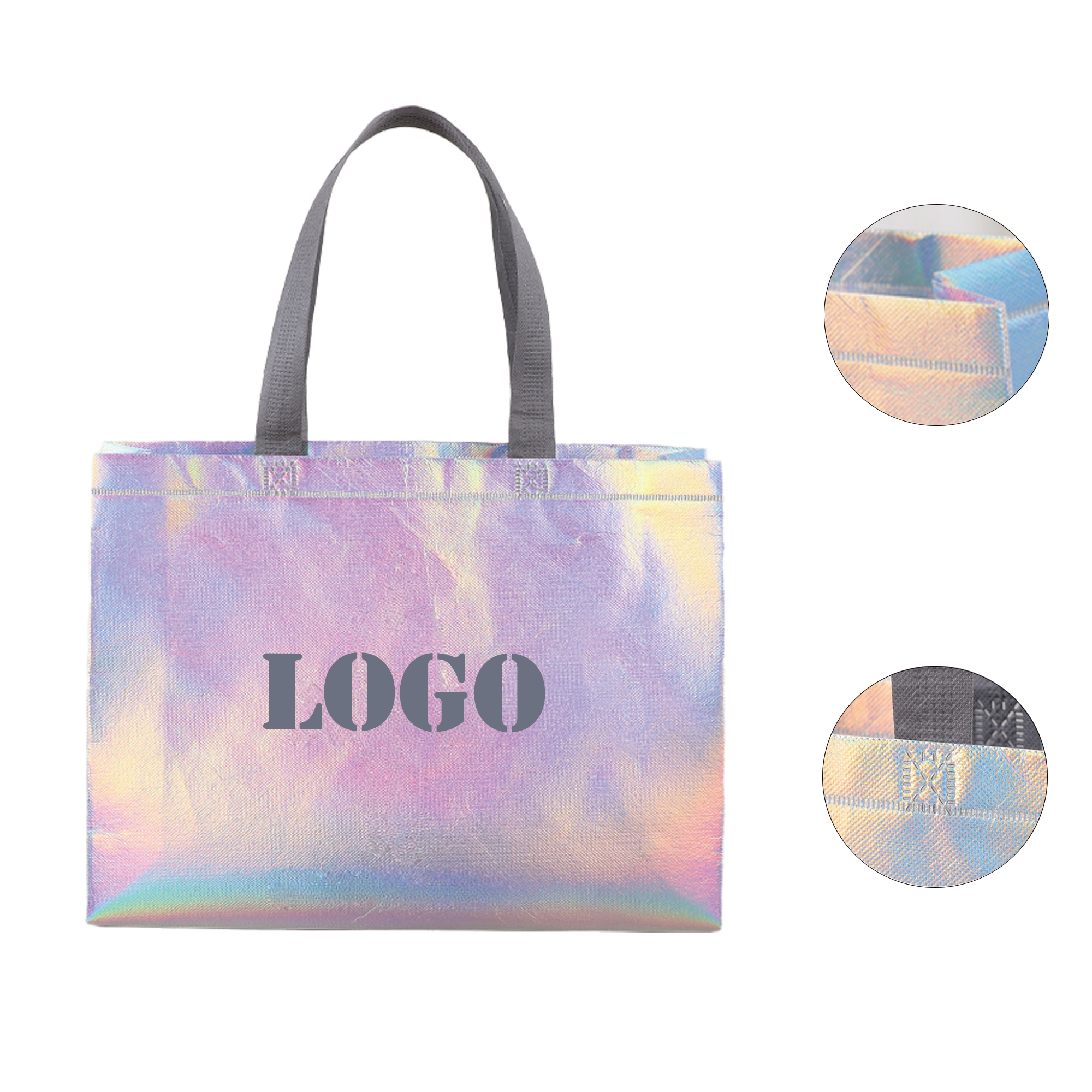 Laser Dazzle Laminating Grocery Bags 2