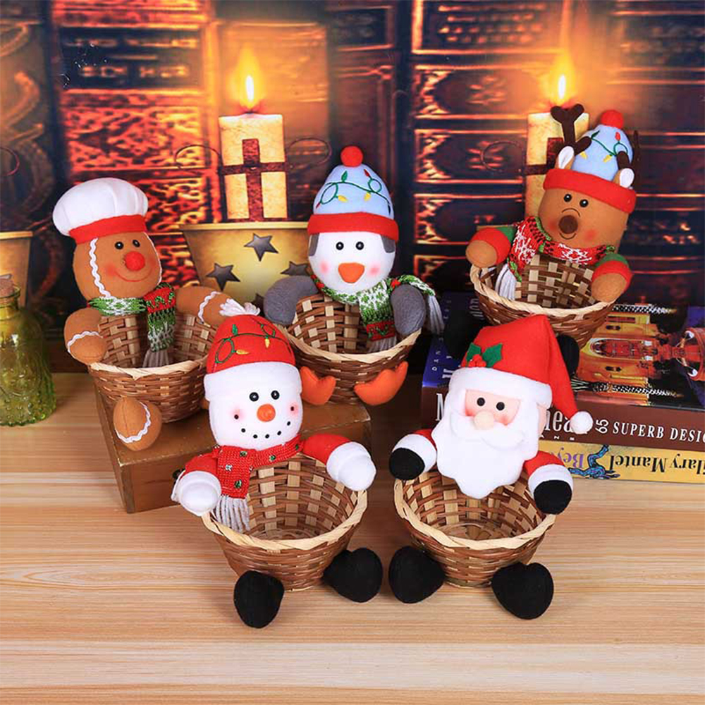 Christmas Doll Candy Basket 2