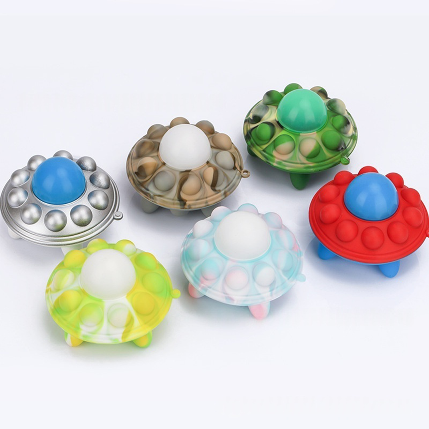 Silicone UFO Pop Stress Relief Fidget Toy 3