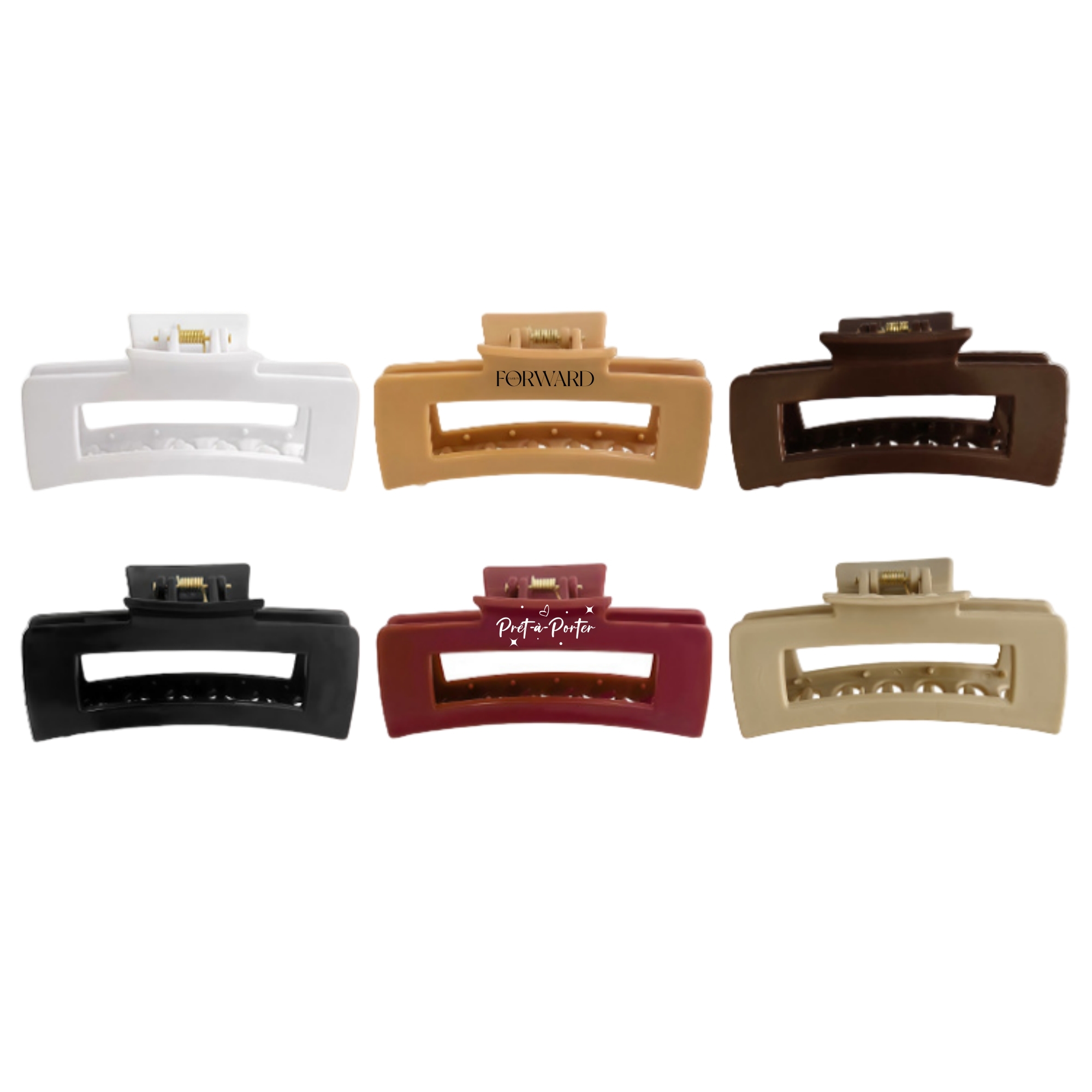 Silicone Flexible Hair Claw Clips 2