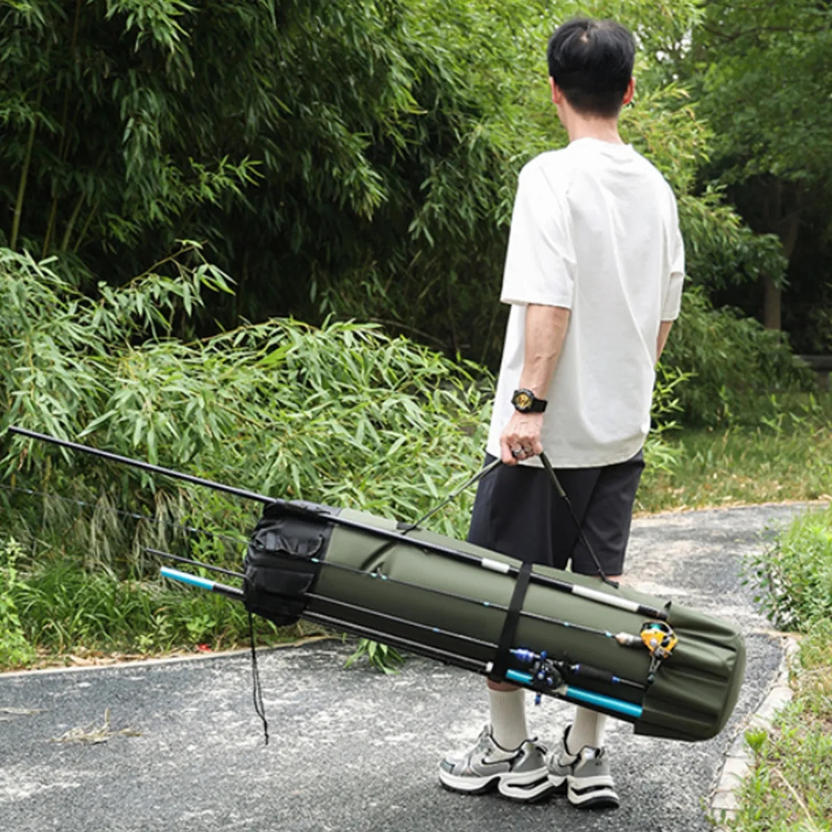 Durable Fishing Gear Carry Bag Backpack 5