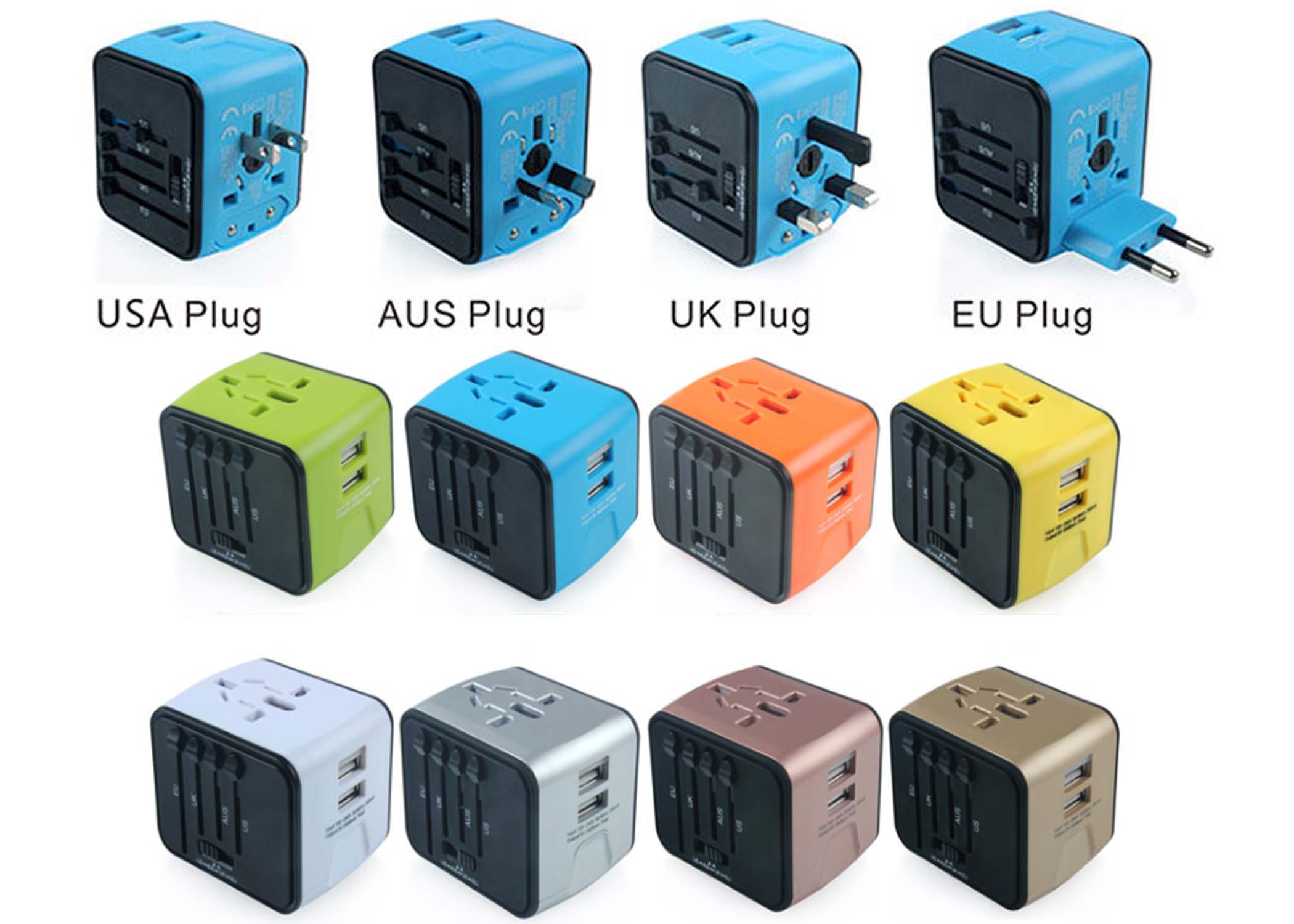 iBank ® Universal Travel Adapter, International Power Adapter. Free Shipping 3