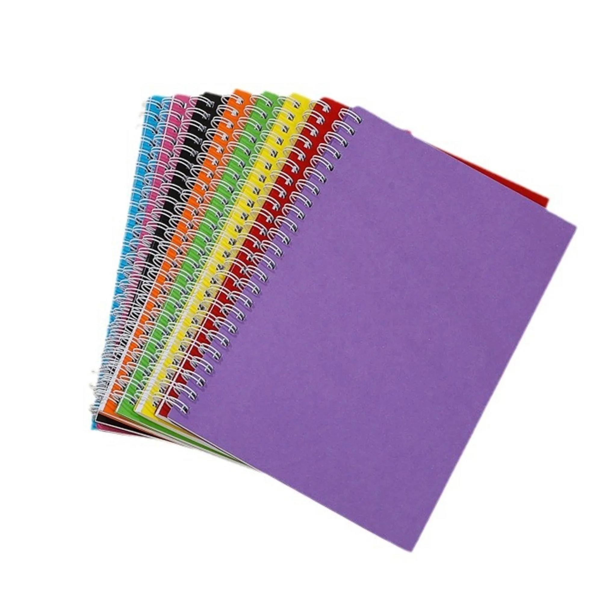 A5 Colored Cardboard Cover Spiral Notebook 2