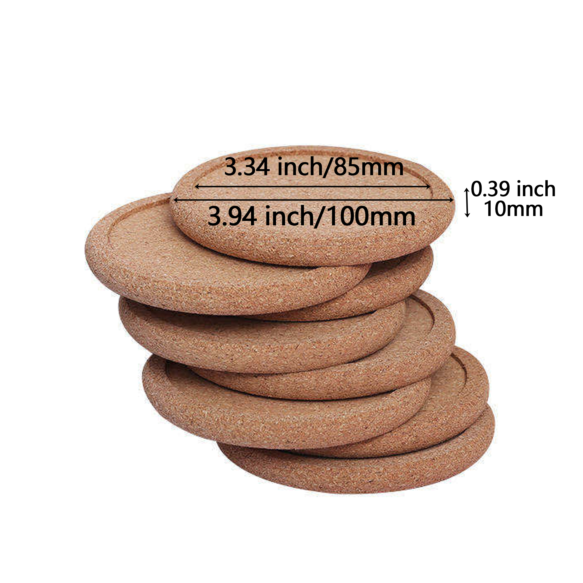 Natural Cork Round Coaster 3