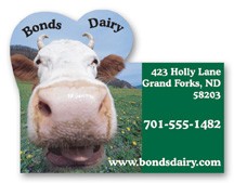 Re-Stick-It Decal (2.125"x2.875") Rectangle w/Heart