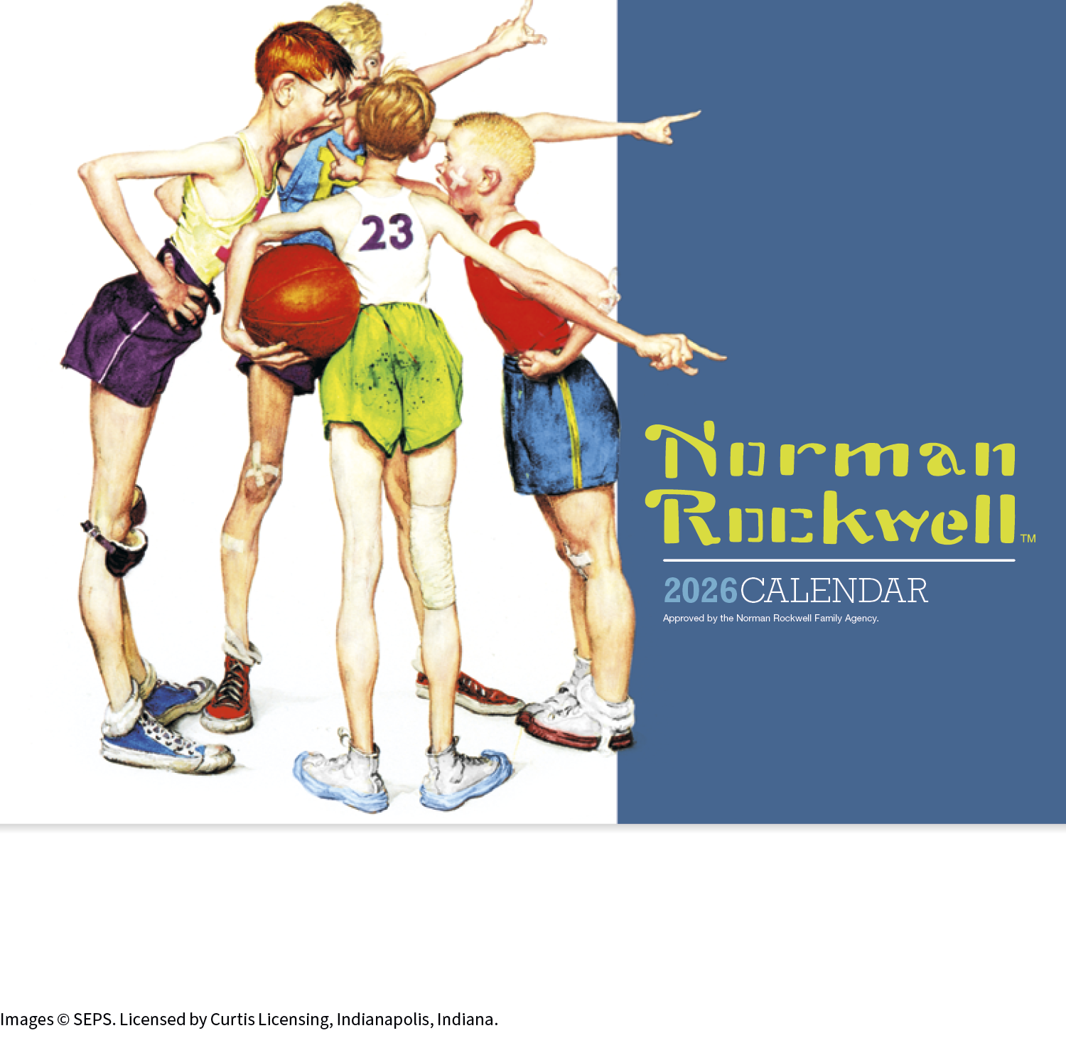 HotLine® Products Norman Rockwell Appointment Calendar - Stapled 11