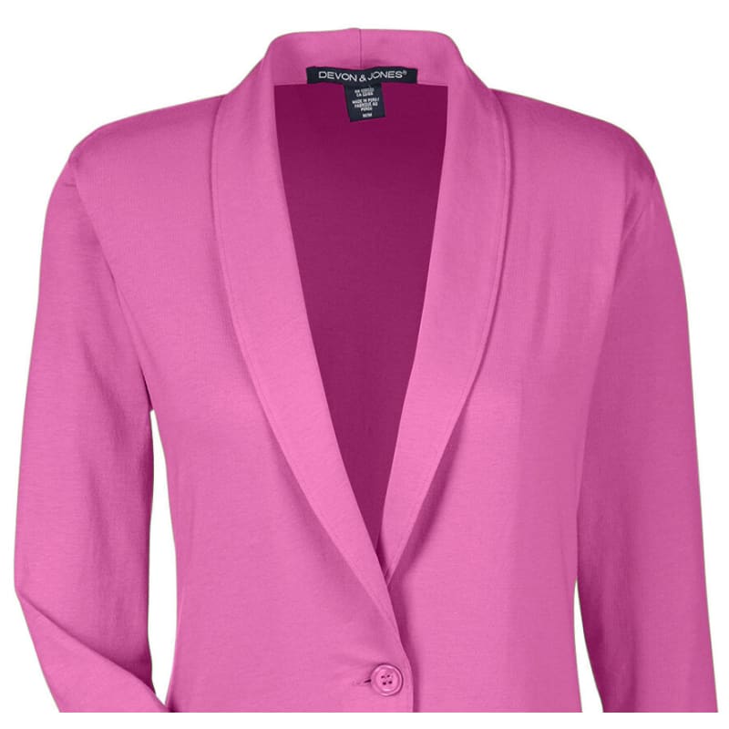 Devon & Jones Ladies' Perfect Fit™ Shawl Collar Cardigan 4