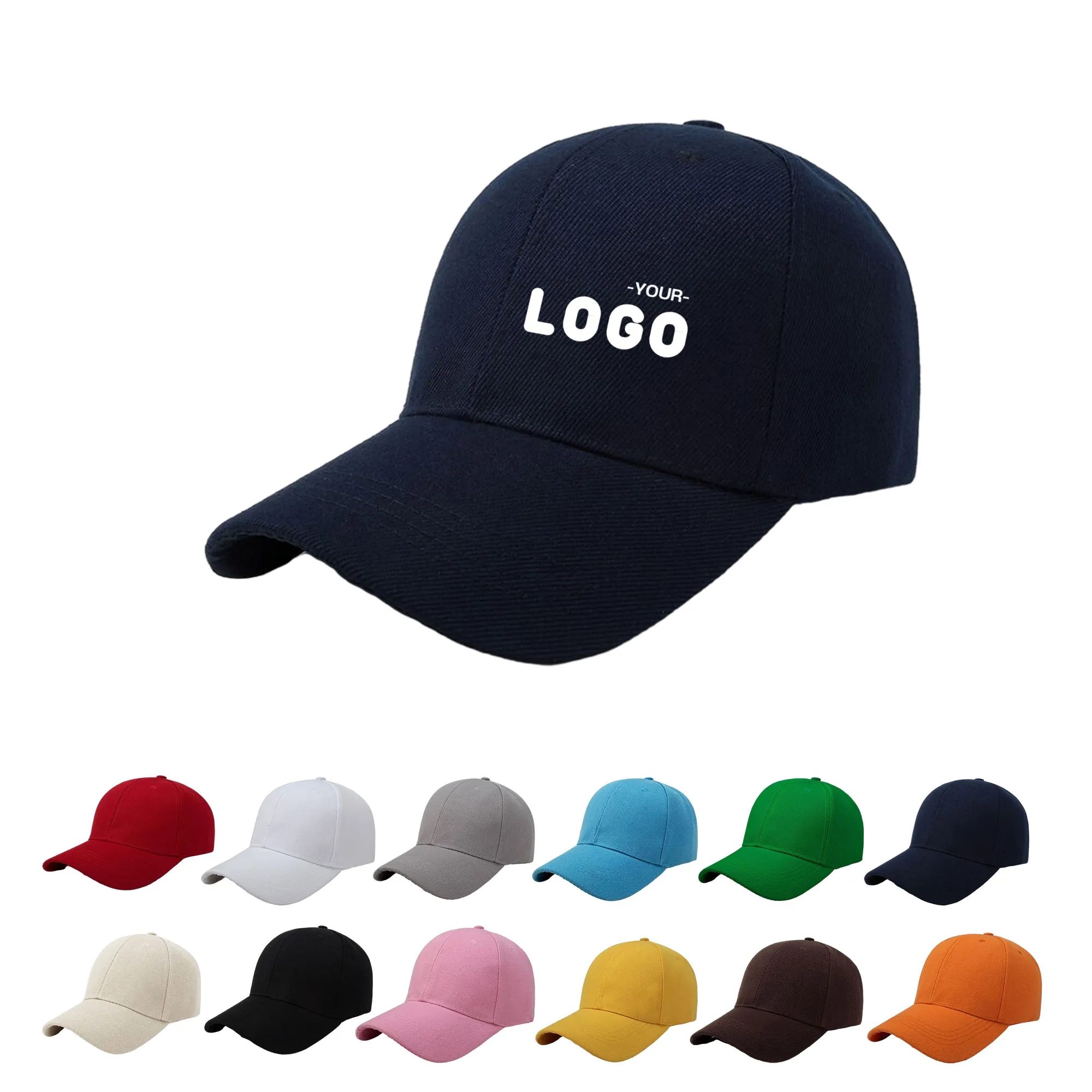 MOQ 100pcs Unisex Adjustable Baseball Cap 4