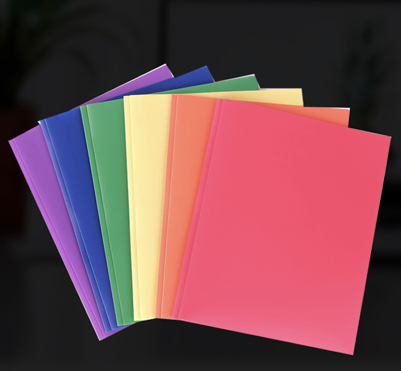 Plastic Folders with 2 Pockets for Letter Size Paper 3