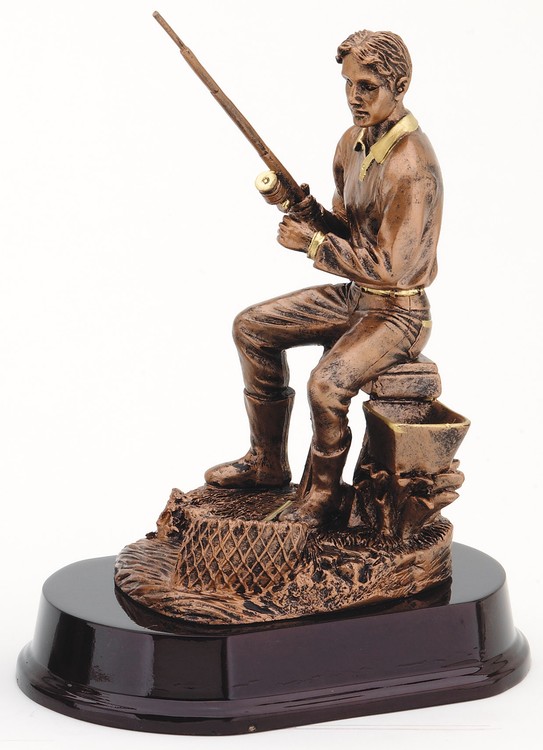 Fisherman Sitting Figure Award