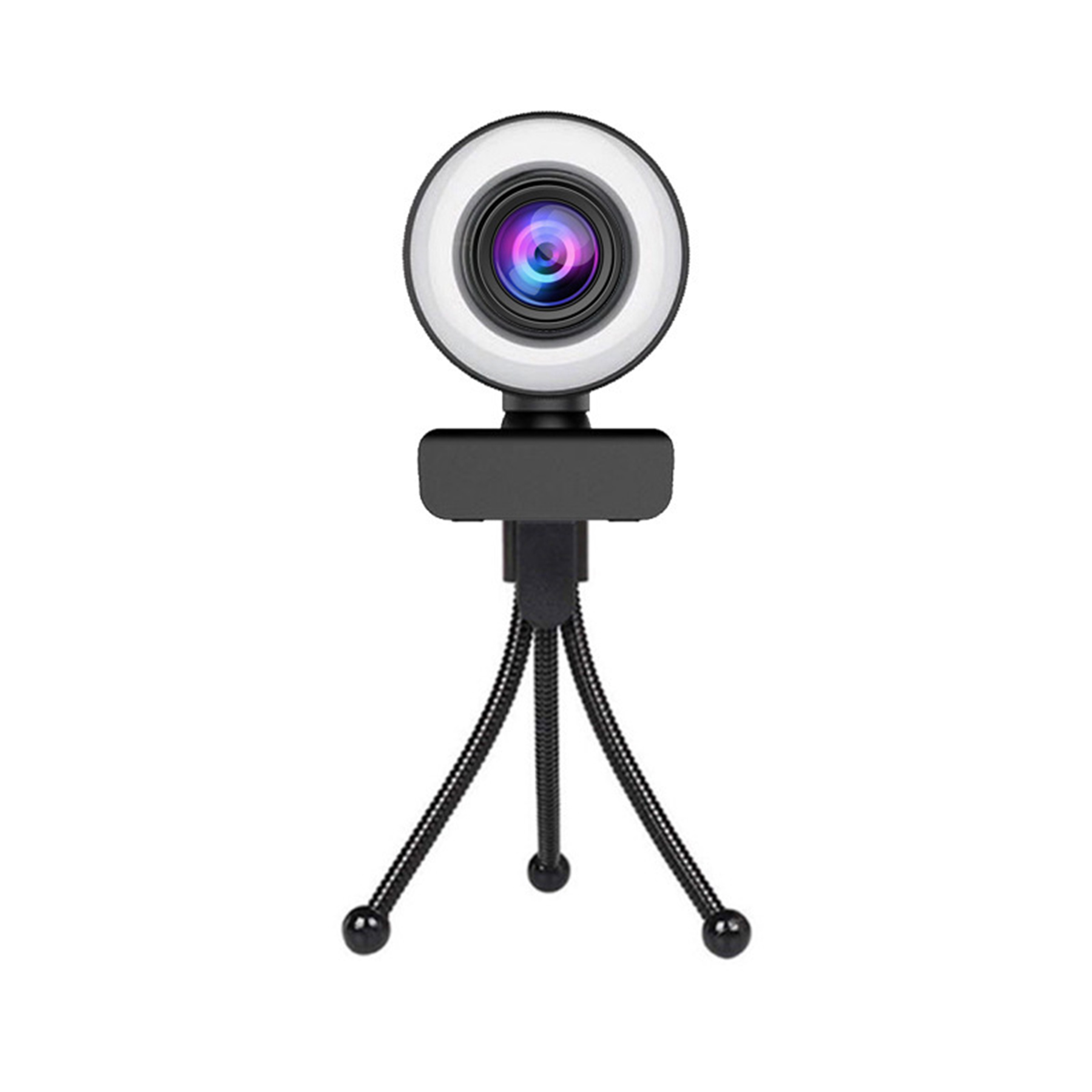 Microphone LED Ring Light Webcam 2