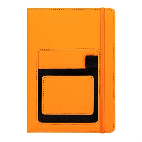Stretchy Band Journal with Spiral Bound Notepad 7