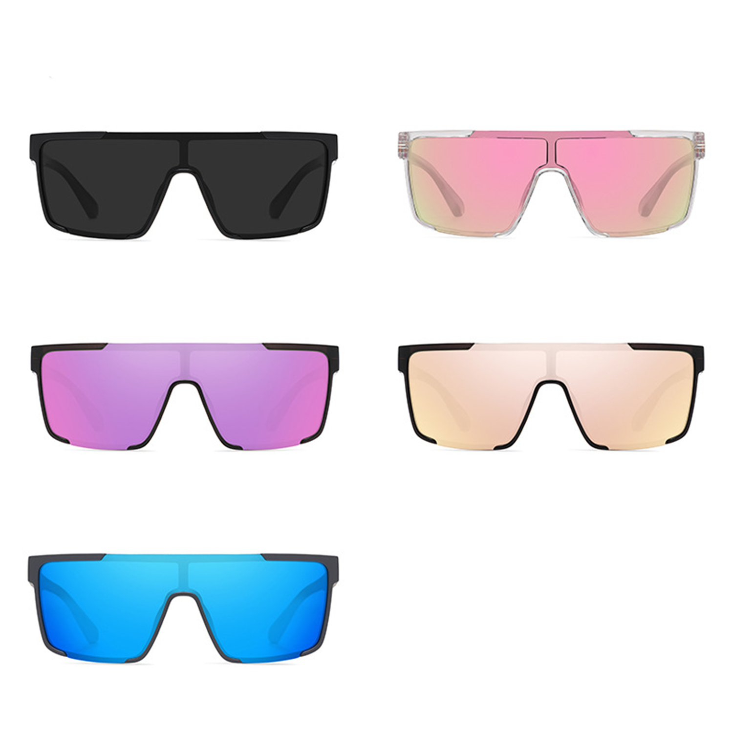 Square Oversized Flat Top Sunglasses 1