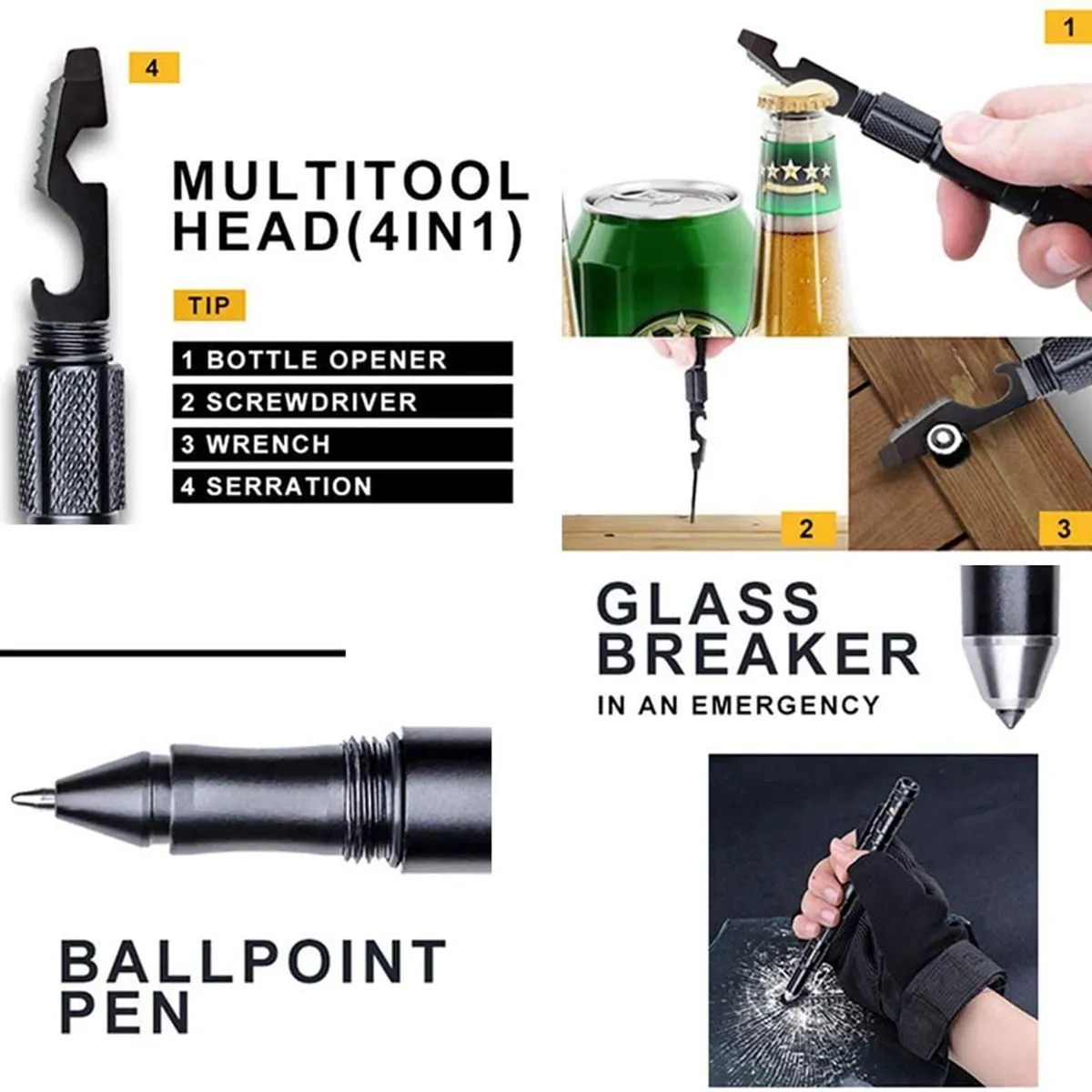 Multifunctional Tactical Pen 4