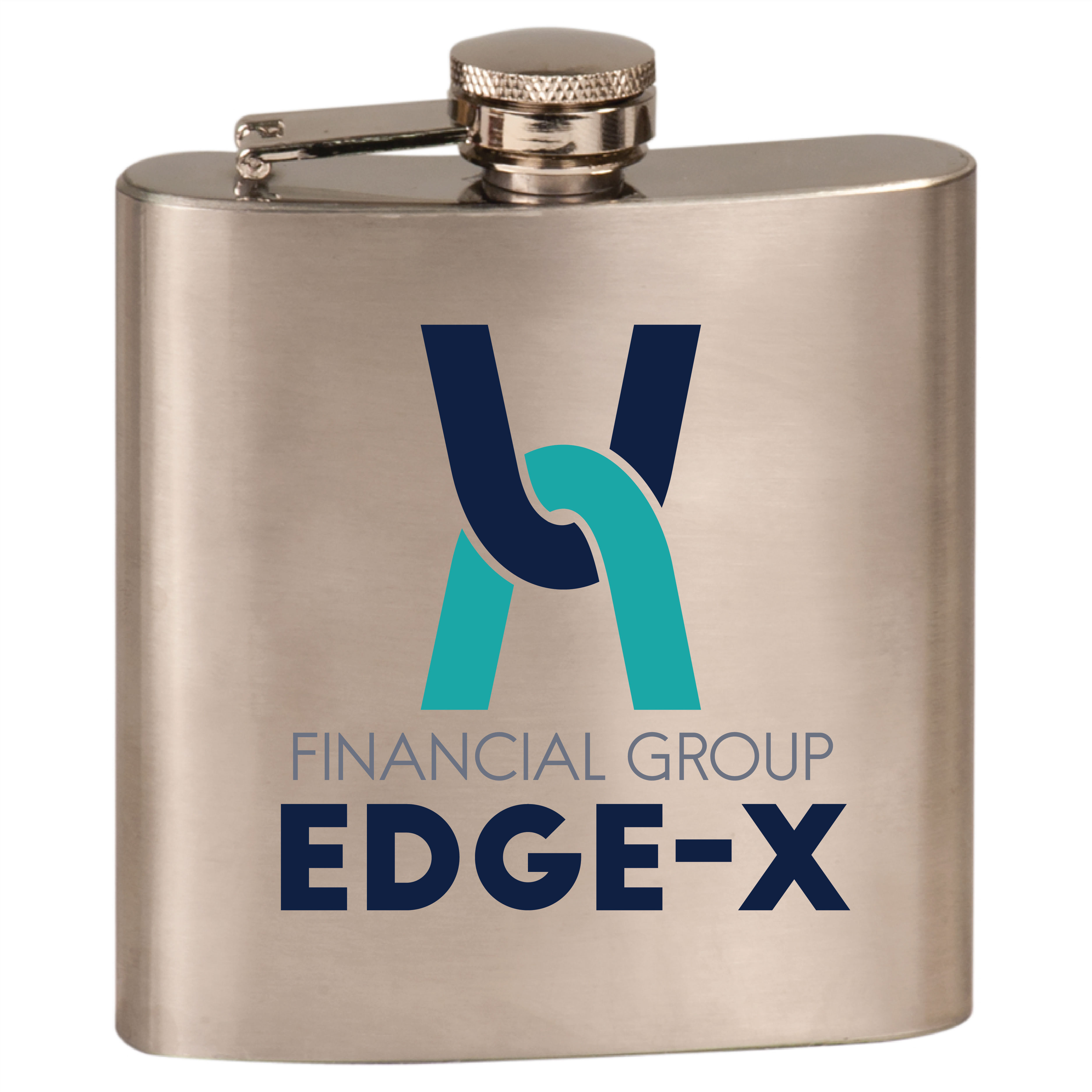 Laser Engraved Stainless Steel 6oz Flask 6