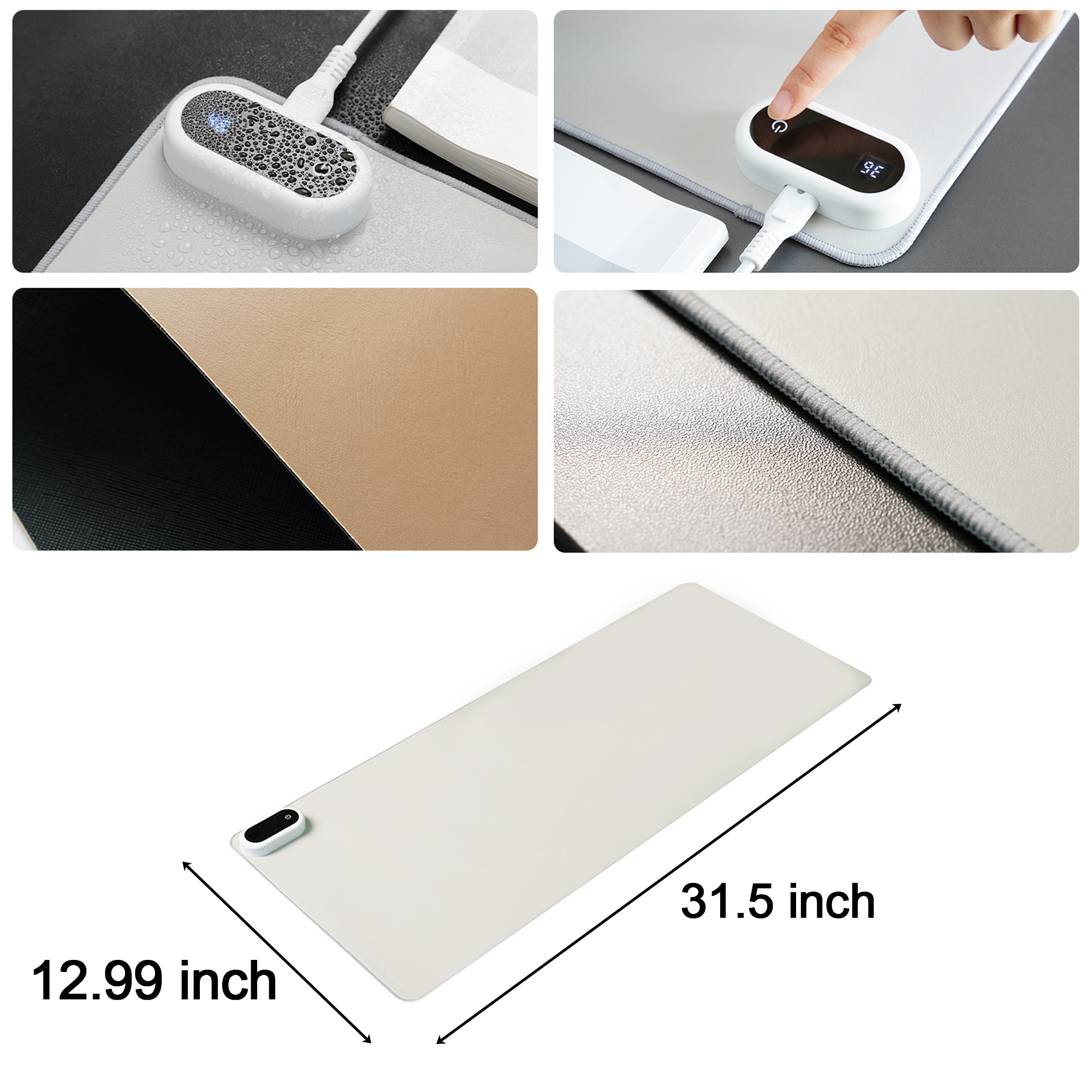 Electric Heated Waterproof Office Desk Mat 1