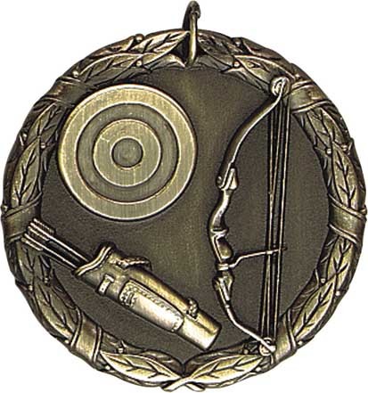 Archery XR200 Series Medal, 2" 2