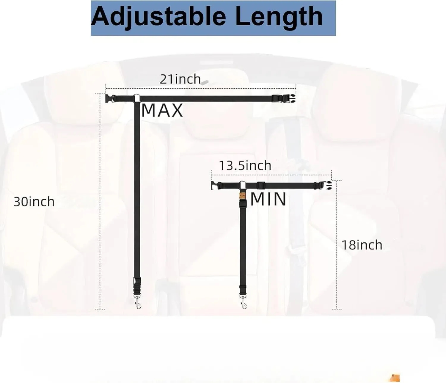 Adjustable Pet Dog Cat Safety Leash 5