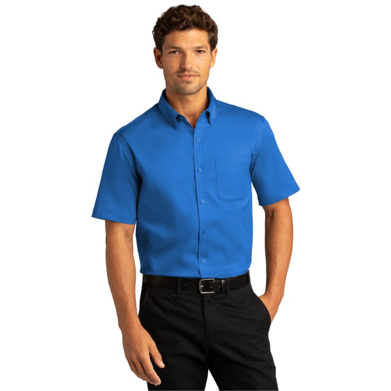 Port Authority Short Sleeve SuperPro React Twill Shirt. 21