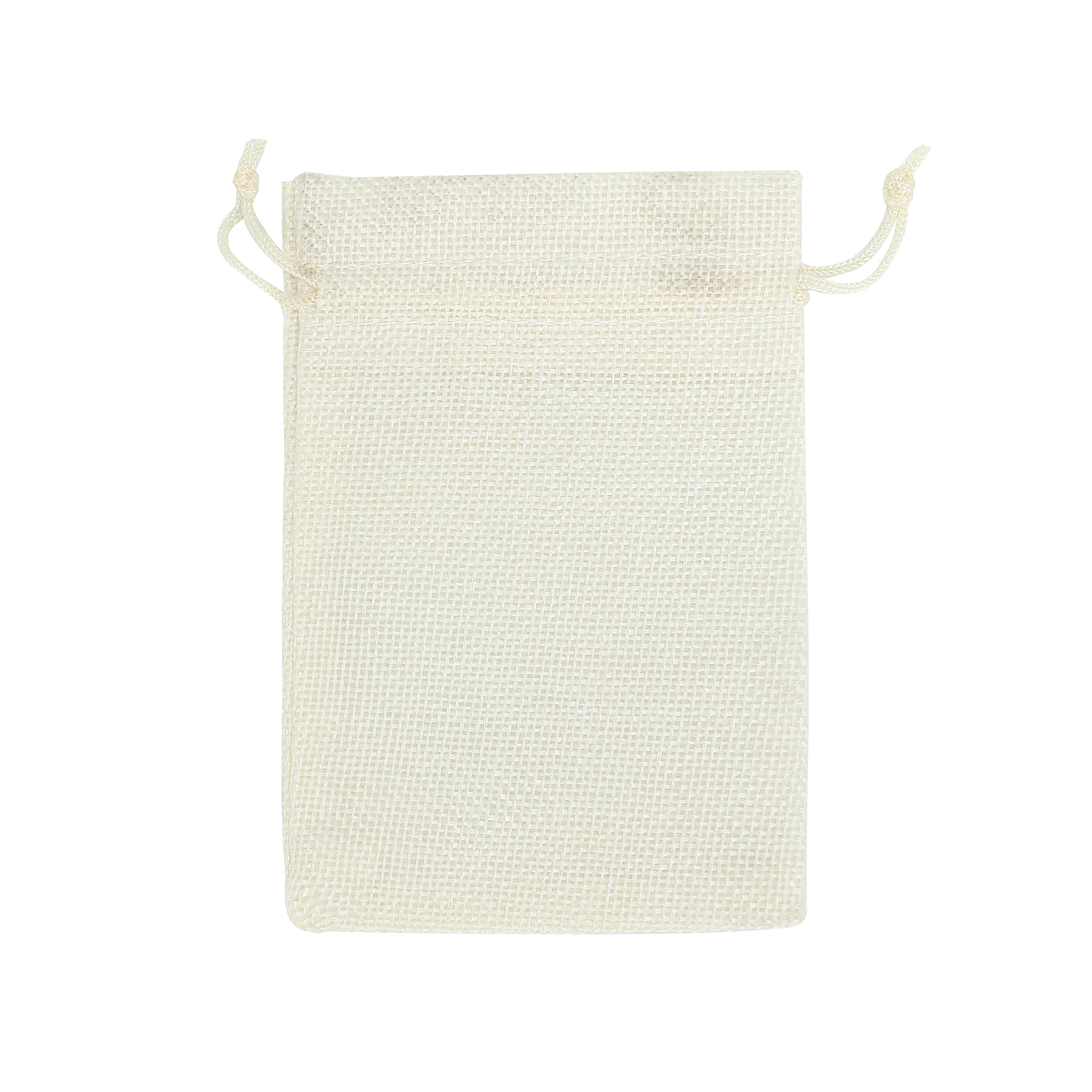 Burlap Gift Drawstring Pouch, 5"x7" 4