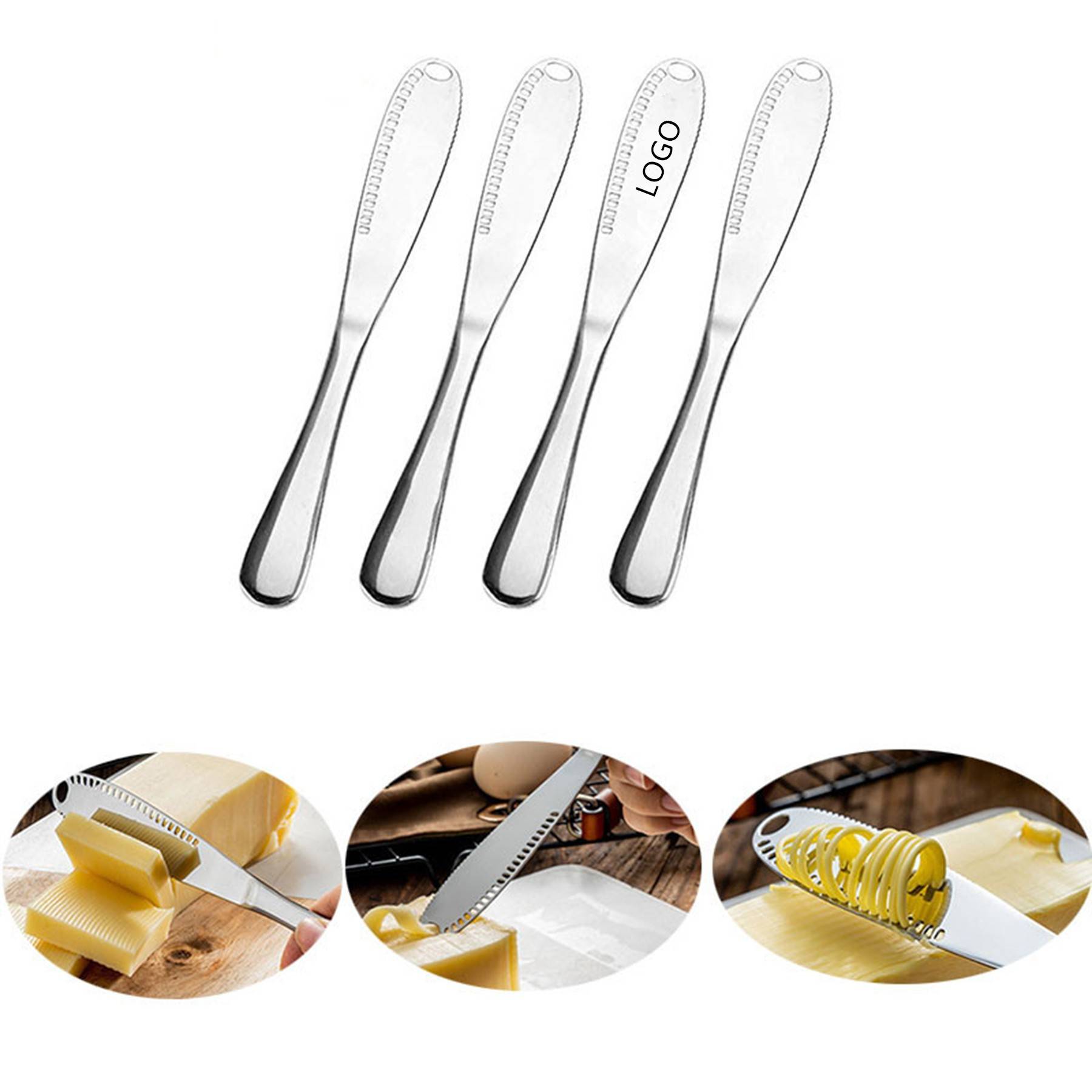 Stainless Steel Butter Spatulas 2