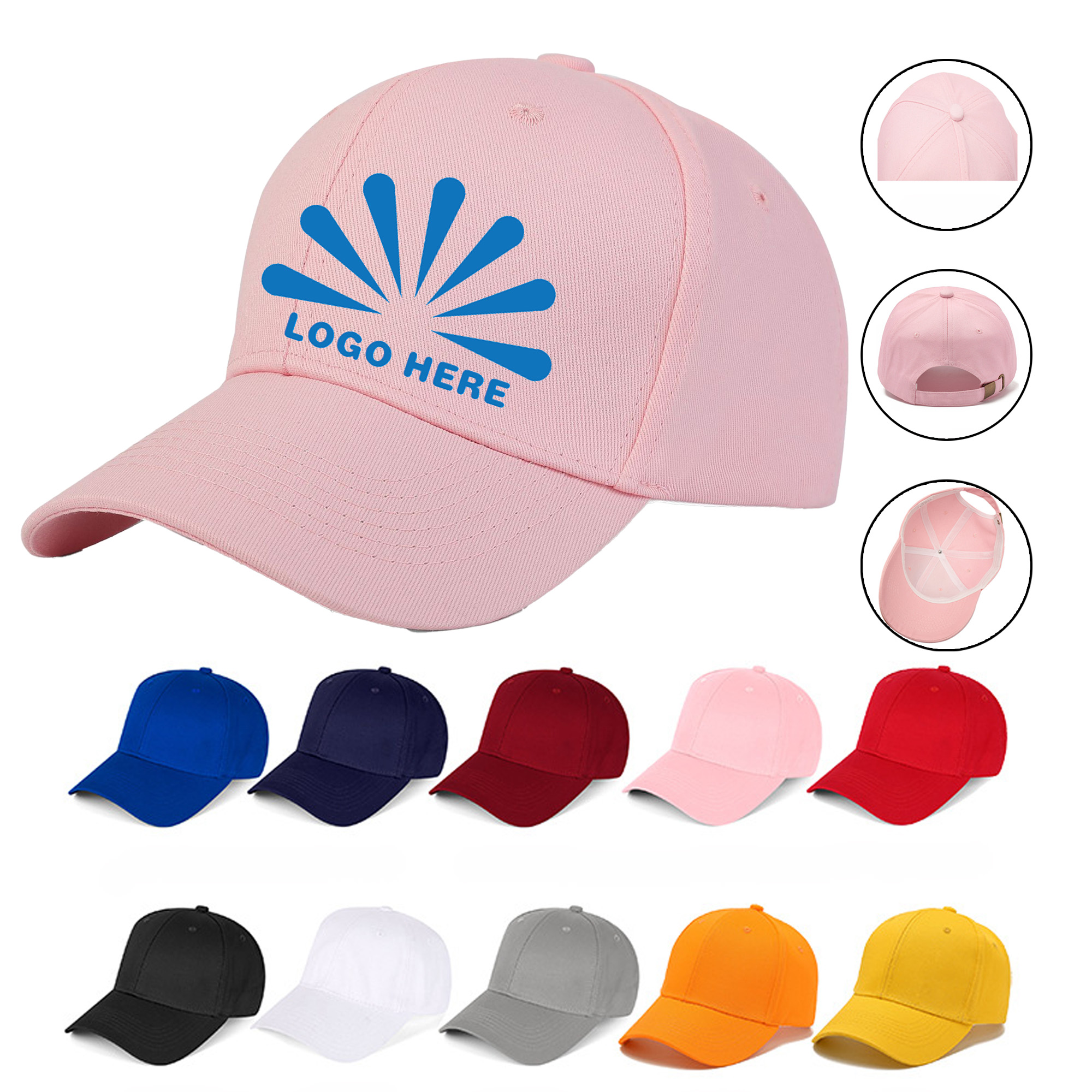 100% Cotton Breathable Mesh Baseball Caps Trucker Hat MOQ 20 4