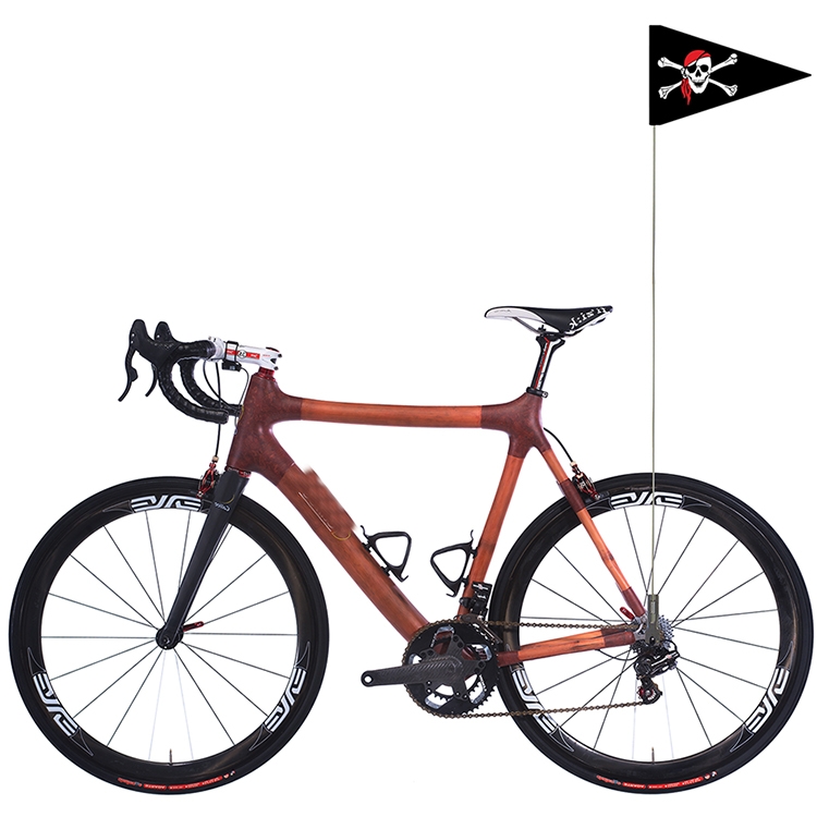 12" x 18" Double Sided PVC Bike Flag with Pole and Bracket 4