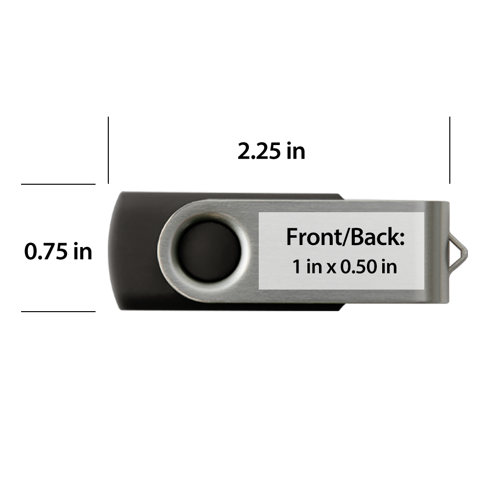 Swivel USB Flash Drive Metal - 2GB, 4GB, 8GB 4