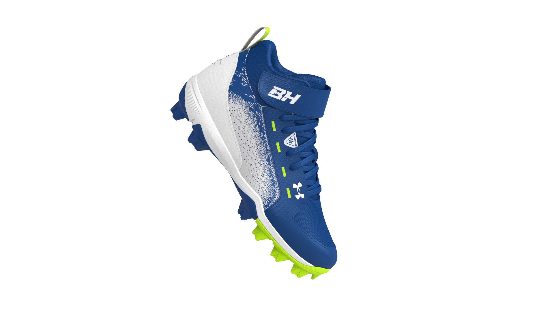 UA Harper 6 Mid RM Jr. Boys' Baseball Cleats 3