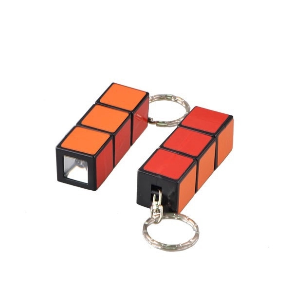 Cube LED Keychain 3