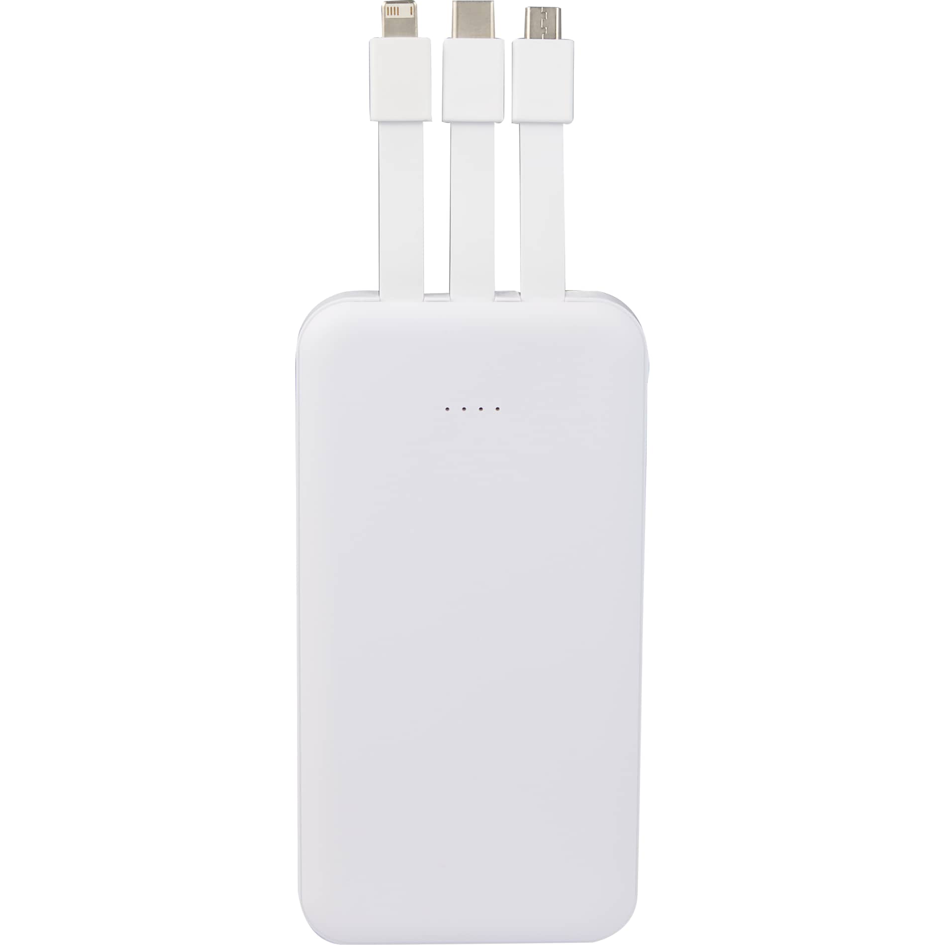 UL Listed 5,000 mAh Power Bank with Multi-Cables 25