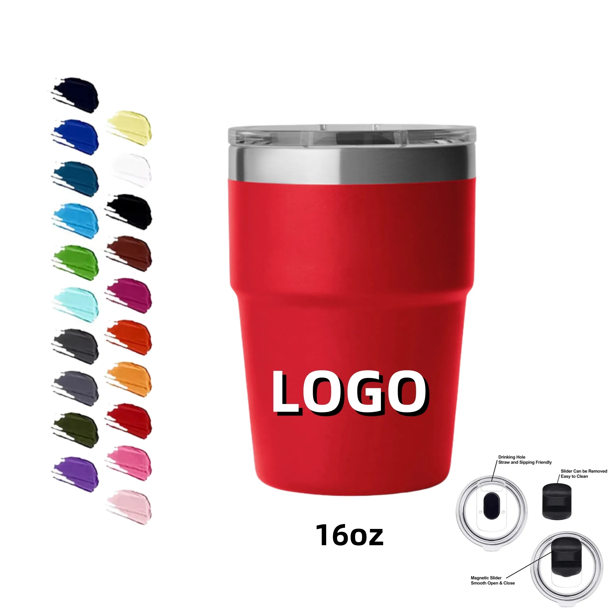 16oz 304 Stainless Steel Stackable Cup 3