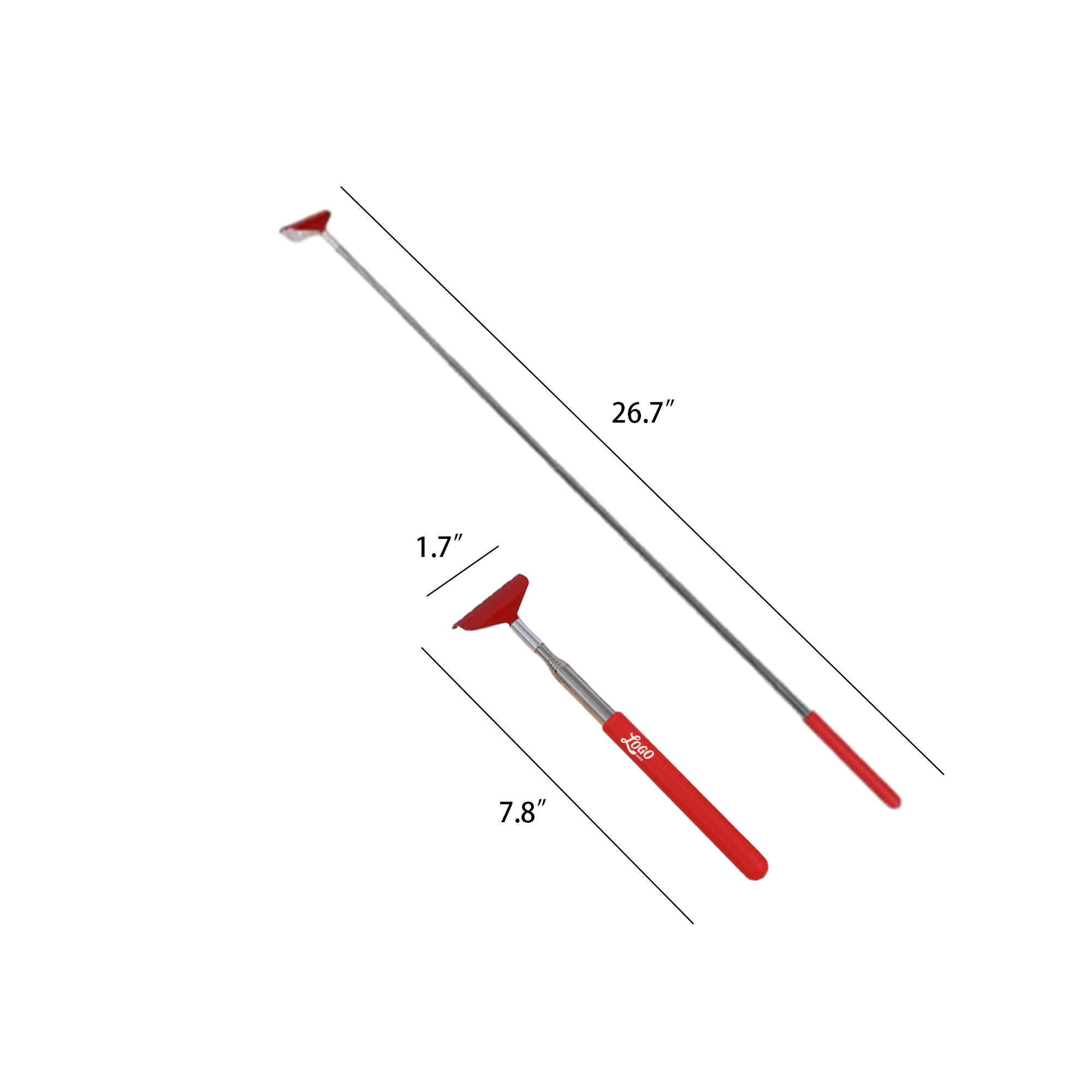 Portable Retractable Metal Back Scratcher 2