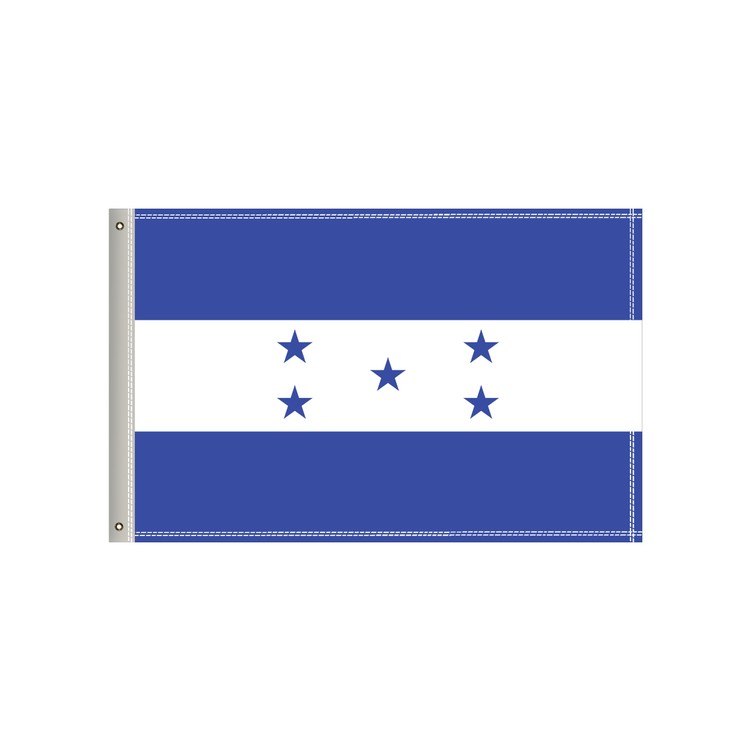 National Flag, Honduras, Single-Sided - 36"W x 24"H 1