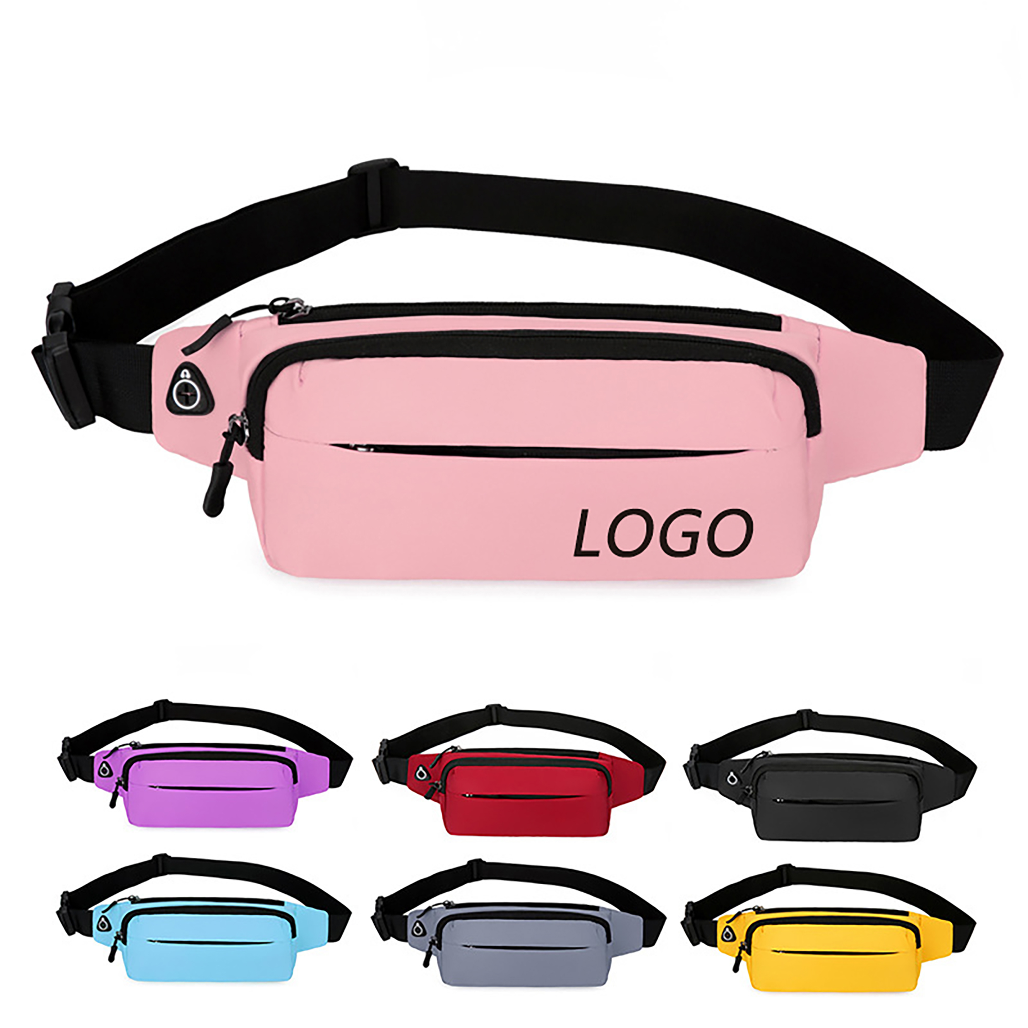 Customized canvas fanny pack 2